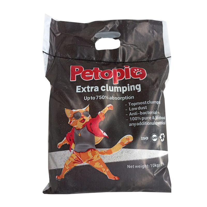 خاک گربه پتوپیا مدل New Carbon Active وزن 10 کیلوگرم